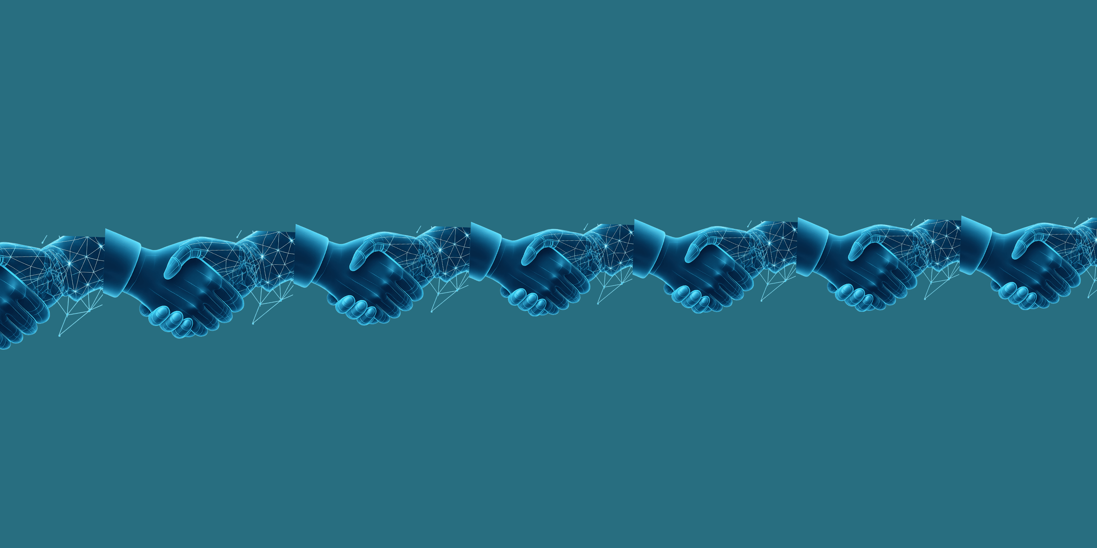 AI Hands background